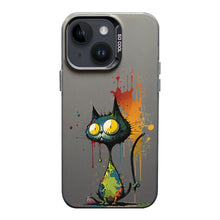 Load image into Gallery viewer, Color Ink Frosted PC+TPU Phone Case, For iPhone 15, For iPhone 14 Plus, For iPhone 14