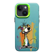 Load image into Gallery viewer, Color Ink Frosted PC+TPU Phone Case, For iPhone 15, For iPhone 14 Plus, For iPhone 14