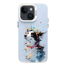 Load image into Gallery viewer, Color Ink Frosted PC+TPU Phone Case, For iPhone 15, For iPhone 14 Plus, For iPhone 14