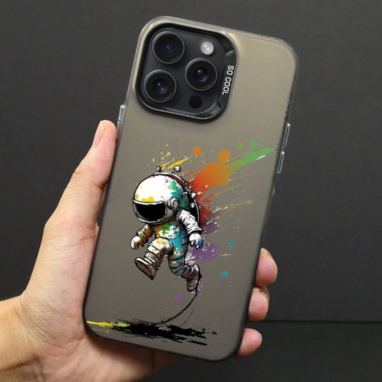 Color Ink Frosted PC+TPU Phone Case, For iPhone 14 Pro, For iPhone 14 Pro Max, For iPhone 13 Pro Max