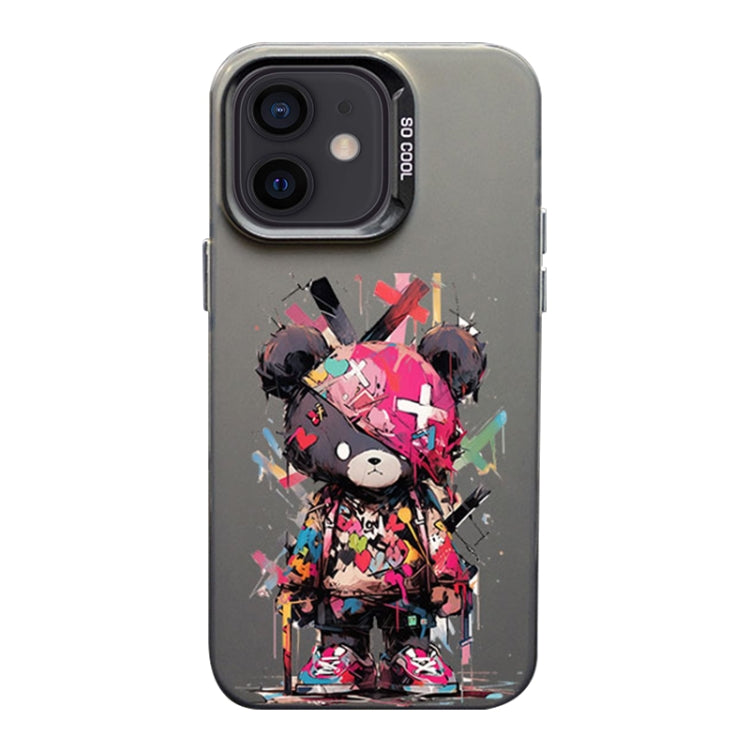 Color Ink Frosted PC+TPU Phone Case, For iPhone 13 Pro, For iPhone 13, For iPhone 12