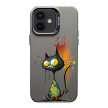 Load image into Gallery viewer, Color Ink Frosted PC+TPU Phone Case, For iPhone 11
