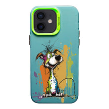 Load image into Gallery viewer, Color Ink Frosted PC+TPU Phone Case, For iPhone 11