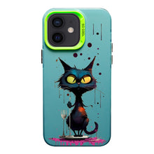 Load image into Gallery viewer, Color Ink Frosted PC+TPU Phone Case, For iPhone 11