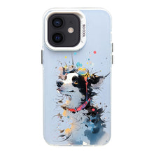 Load image into Gallery viewer, Color Ink Frosted PC+TPU Phone Case, For iPhone 11
