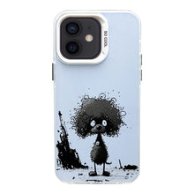 Load image into Gallery viewer, Color Ink Frosted PC+TPU Phone Case, For iPhone 11