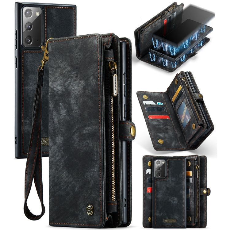 CaseMe-008 Detachable Multifunctional Horizontal Flip Leather Case with Card Slot & Holder & Zipper Wallet & Photo Frame