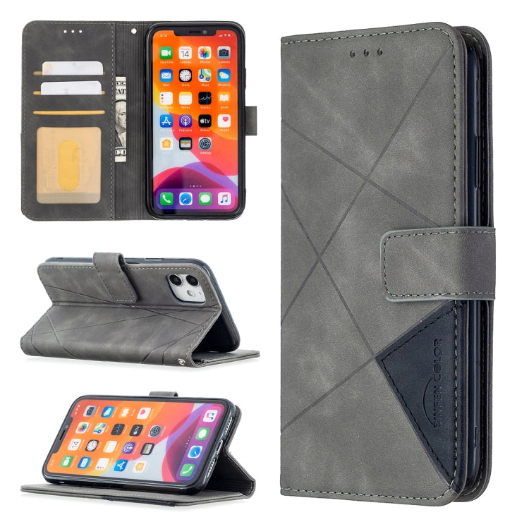 Rhombus Texture Magnetic Buckle Horizontal Flip Leather Case with Holder & Card Slots & Wallet & Photo Frame, For iPhone 11, For Huawei Y5p, For Samsung Galaxy A51