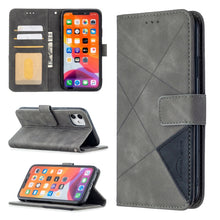 Load image into Gallery viewer, Rhombus Texture Magnetic Buckle Horizontal Flip Leather Case with Holder &amp; Card Slots &amp; Wallet &amp; Photo Frame, For iPhone 11, For Huawei Y5p, For Samsung Galaxy A51