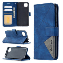 Load image into Gallery viewer, Rhombus Texture Magnetic Buckle Horizontal Flip Leather Case with Holder &amp; Card Slots &amp; Wallet &amp; Photo Frame, For iPhone 11, For Huawei Y5p, For Samsung Galaxy A51