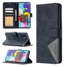 Load image into Gallery viewer, Rhombus Texture Magnetic Buckle Horizontal Flip Leather Case with Holder &amp; Card Slots &amp; Wallet &amp; Photo Frame, For iPhone 11, For Huawei Y5p, For Samsung Galaxy A51