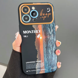 Scenery Pattern Large Window TPU Phone Case, For iPhone 15 Pro Max, For iPhone 15 Pro, For iPhone 15, For iPhone 14 Plus, For iPhone 14, For iPhone 14 Pro, For iPhone 14 Pro Max, For iPhone 13 Pro Max, For iPhone 13 Pro, For iPhone 12