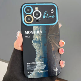 Scenery Pattern Large Window TPU Phone Case, For iPhone 12 Pro Max, For iPhone 12 Pro, For iPhone 11 Pro Max, For iPhone 11, For iPhone 11 Pro, For iPhone X / XS, For iPhone XR, For iPhone XS Max, For iPhone 13