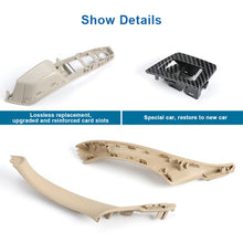 Load image into Gallery viewer, For BMW F10 / F18 5 Series 7pcs Car Inside Doors Handle Pull Trim Cover, 51417225874, Right Driving(Black), Right Driving(Beige Yellow), Right Driving(Beige White), Right Driving(Grey), Right Driving(Wine Red), Right Driving(Mocha Color)