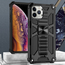Load image into Gallery viewer, Armor Shockproof TPU + PC Magnetic Protective Case with Holder, For iPhone 12 / 12 Pro, For iPhone 12 Pro Max