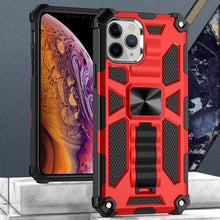 Load image into Gallery viewer, Armor Shockproof TPU + PC Magnetic Protective Case with Holder, For iPhone 12 / 12 Pro, For iPhone 12 Pro Max