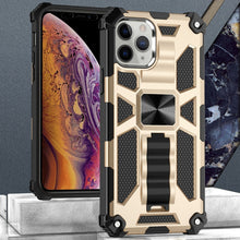 Load image into Gallery viewer, Armor Shockproof TPU + PC Magnetic Protective Case with Holder, For iPhone 12 mini, For iPhone 12 / 12 Pro, For iPhone 12 Pro Max