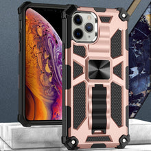 Load image into Gallery viewer, Armor Shockproof TPU + PC Magnetic Protective Case with Holder, For iPhone 12 / 12 Pro, For iPhone 12 Pro Max