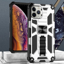 Load image into Gallery viewer, Armor Shockproof TPU + PC Magnetic Protective Case with Holder, For iPhone 12 / 12 Pro, For iPhone 12 Pro Max