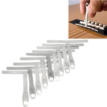 Load image into Gallery viewer, 9 in 1 Guitar T-shaped ruler, Neck Fingerboard, Frets Radian, String Yard Radian, Adjustable Measuring Caliper, 9 in 1 Guitar T Ruler
