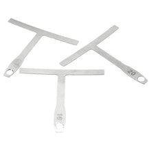 Load image into Gallery viewer, 9 in 1 Guitar T-shaped ruler, Neck Fingerboard, Frets Radian, String Yard Radian, Adjustable Measuring Caliper, 9 in 1 Guitar T Ruler