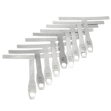 Load image into Gallery viewer, 9 in 1 Guitar T-shaped ruler, Neck Fingerboard, Frets Radian, String Yard Radian, Adjustable Measuring Caliper, 9 in 1 Guitar T Ruler