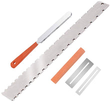 Load image into Gallery viewer, Guitar Neck Measuring Ruler Guitar Sharpening File Guitar Neck Notch Ruler Fret Polishing Pad, Guitar Neck Measuring Ruler