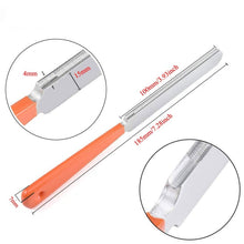 Load image into Gallery viewer, Guitar Neck Measuring Ruler Guitar Sharpening File Guitar Neck Notch Ruler Fret Polishing Pad, Guitar Neck Measuring Ruler
