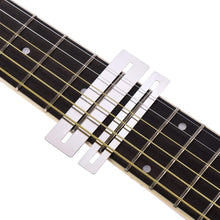 Load image into Gallery viewer, Guitar Neck Measuring Ruler Guitar Sharpening File Guitar Neck Notch Ruler Fret Polishing Pad, Guitar Neck Measuring Ruler