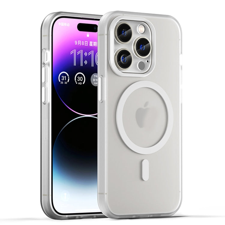 MagSafe Frosted Translucent TPU + PC Full Coverage Phone Case, For iPhone 15 Plus, For iPhone 15, For iPhone 14 Plus, For iPhone 14, For iPhone 14 Pro