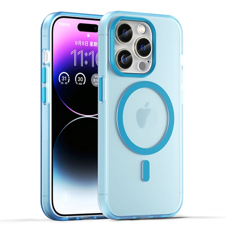 MagSafe Frosted Translucent TPU + PC Full Coverage Phone Case, For iPhone 15 Plus, For iPhone 15, For iPhone 14 Plus, For iPhone 14, For iPhone 14 Pro