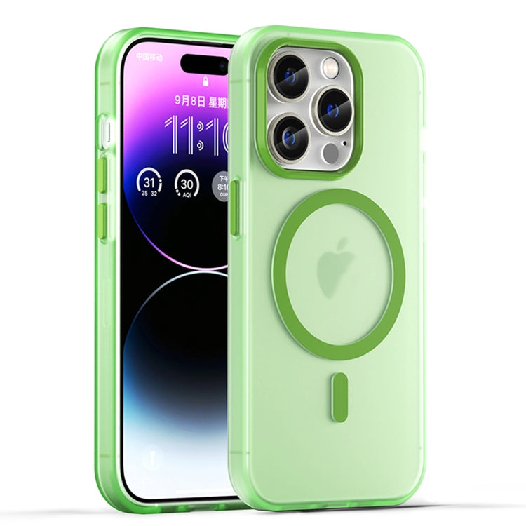MagSafe Frosted Translucent TPU + PC Full Coverage Phone Case, For iPhone 15 Plus, For iPhone 15, For iPhone 14 Plus, For iPhone 14, For iPhone 14 Pro