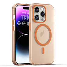 Load image into Gallery viewer, MagSafe Frosted Translucent TPU + PC Full Coverage Phone Case, For iPhone 15 Plus, For iPhone 15, For iPhone 14 Plus, For iPhone 14, For iPhone 14 Pro