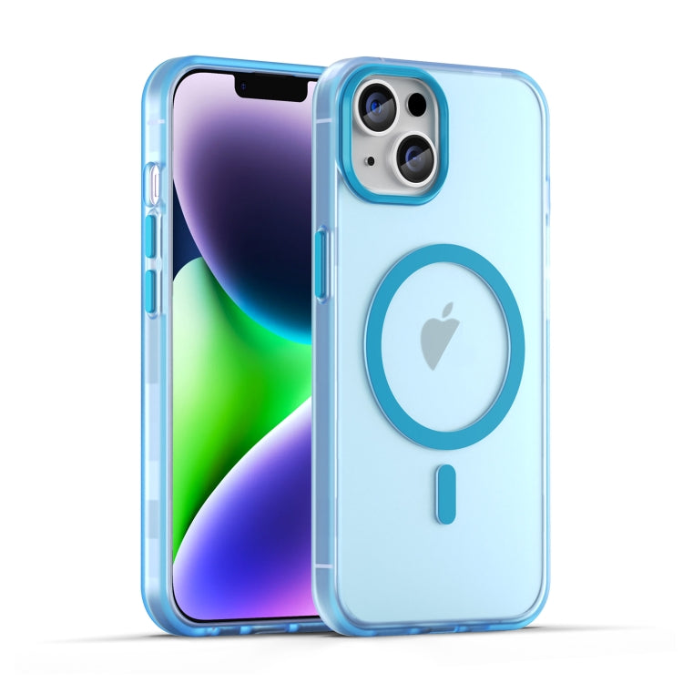 MagSafe Frosted Translucent TPU + PC Full Coverage Phone Case, For iPhone 15 Plus, For iPhone 15, For iPhone 14 Plus, For iPhone 14, For iPhone 14 Pro