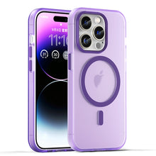 Load image into Gallery viewer, MagSafe Frosted Translucent TPU + PC Full Coverage Phone Case, For iPhone 16 Pro, For iPhone 16 Plus, For iPhone 16, For iPhone 15 Pro Max, For iPhone 15 Pro