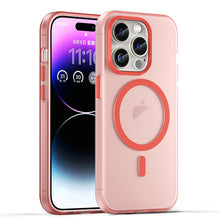 Load image into Gallery viewer, MagSafe Frosted Translucent TPU + PC Full Coverage Phone Case, For iPhone 16 Plus, For iPhone 16, For iPhone 15 Pro Max, For iPhone 15 Pro, For iPhone 15 Plus