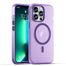 Load image into Gallery viewer, MagSafe Frosted Translucent TPU + PC Full Coverage Phone Case, For iPhone 14 Pro Max, For iPhone SE 2022 / 2020 / 8, For iPhone 13 Pro Max, For iPhone 13 Pro, For iPhone 13