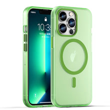 Load image into Gallery viewer, MagSafe Frosted Translucent TPU + PC Full Coverage Phone Case, For iPhone 14 Pro Max, For iPhone SE 2022 / 2020 / 8, For iPhone 13 Pro Max, For iPhone 13 Pro, For iPhone 13