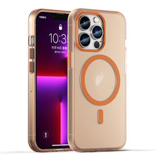 Load image into Gallery viewer, MagSafe Frosted Translucent TPU + PC Full Coverage Phone Case, For iPhone SE 2022 / 2020 / 8, For iPhone 13 Pro Max, For iPhone 13 Pro, For iPhone 13, For iPhone 12