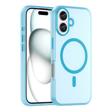 Load image into Gallery viewer, MagSafe Frosted Translucent TPU + PC Full Coverage Phone Case, For iPhone 16 Pro, For iPhone 16 Plus, For iPhone 16, For iPhone 15 Pro Max, For iPhone 15 Pro