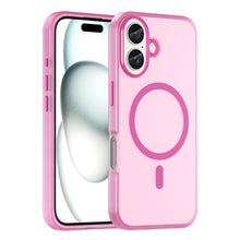Load image into Gallery viewer, MagSafe Frosted Translucent TPU + PC Full Coverage Phone Case, For iPhone 16 Pro, For iPhone 16 Plus, For iPhone 16, For iPhone 15 Pro Max, For iPhone 15 Pro