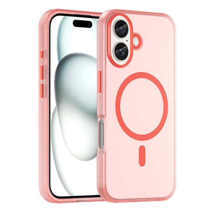 MagSafe Frosted Translucent TPU + PC Full Coverage Phone Case, For iPhone 16 Plus, For iPhone 16, For iPhone 15 Pro Max, For iPhone 15 Pro, For iPhone 15 Plus