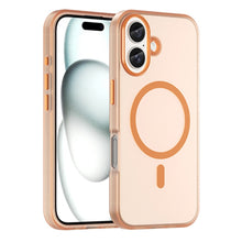 Load image into Gallery viewer, MagSafe Frosted Translucent TPU + PC Full Coverage Phone Case, For iPhone 16 Plus, For iPhone 16, For iPhone 15 Pro Max, For iPhone 15 Pro, For iPhone 15 Plus