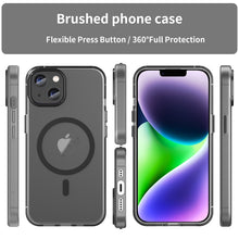 Load image into Gallery viewer, MagSafe Frosted Translucent TPU + PC Full Coverage Phone Case, For iPhone 16 Plus, For iPhone 16, For iPhone 15 Pro Max, For iPhone 15 Pro, For iPhone 15 Plus