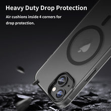 Load image into Gallery viewer, MagSafe Frosted Translucent TPU + PC Full Coverage Phone Case, For iPhone 16 Plus, For iPhone 16, For iPhone 15 Pro Max, For iPhone 15 Pro, For iPhone 15 Plus