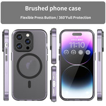 Load image into Gallery viewer, MagSafe Frosted Translucent TPU + PC Full Coverage Phone Case, For iPhone 16 Pro, For iPhone 16 Plus, For iPhone 16, For iPhone 15 Pro Max, For iPhone 15 Pro