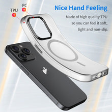 Load image into Gallery viewer, MagSafe Frosted Translucent TPU + PC Full Coverage Phone Case, For iPhone 16 Pro, For iPhone 16 Plus, For iPhone 16, For iPhone 15 Pro Max, For iPhone 15 Pro