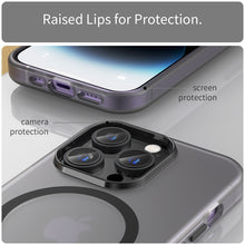 Load image into Gallery viewer, MagSafe Frosted Translucent TPU + PC Full Coverage Phone Case, For iPhone 16 Pro, For iPhone 16 Plus, For iPhone 16, For iPhone 15 Pro Max, For iPhone 15 Pro