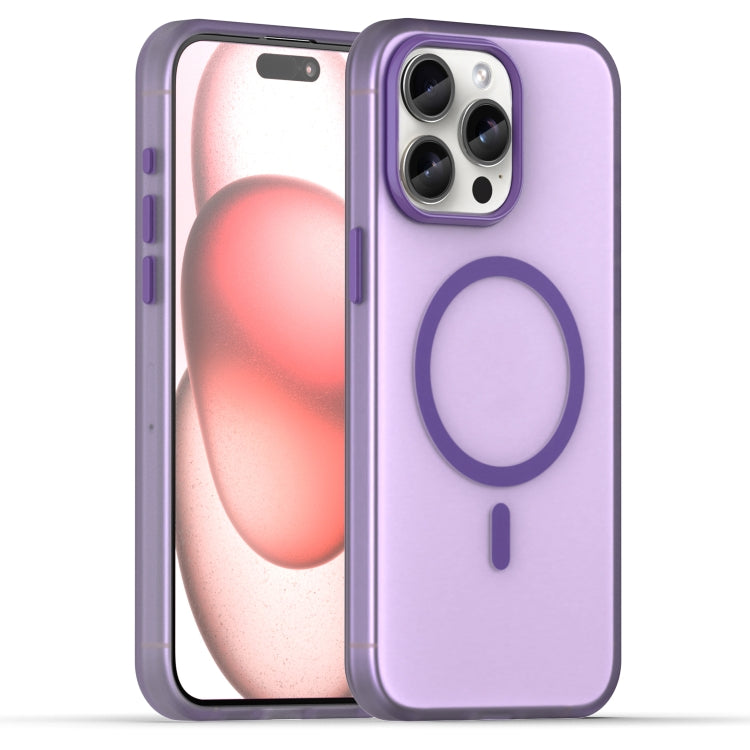 MagSafe Frosted Translucent TPU + PC Full Coverage Phone Case, For iPhone 16 Plus, For iPhone 16, For iPhone 15 Pro Max, For iPhone 15 Pro, For iPhone 15 Plus