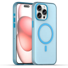 Load image into Gallery viewer, MagSafe Frosted Translucent TPU + PC Full Coverage Phone Case, For iPhone 16 Plus, For iPhone 16, For iPhone 15 Pro Max, For iPhone 15 Pro, For iPhone 15 Plus